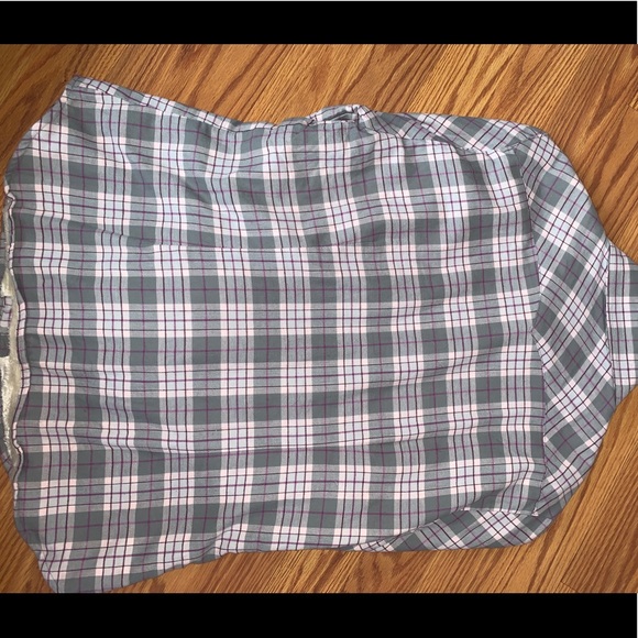 Fleece lined Grey Plaid shirt - Picture 2 of 3